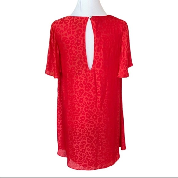 NWT Show Me Your Mumu Red Leopard Shift Dress | Small - Picture 5 of 9